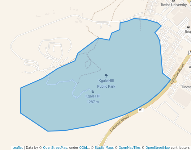 Kgale Hill Public Park