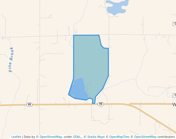 walking in Springvale County Park map in Cambridge