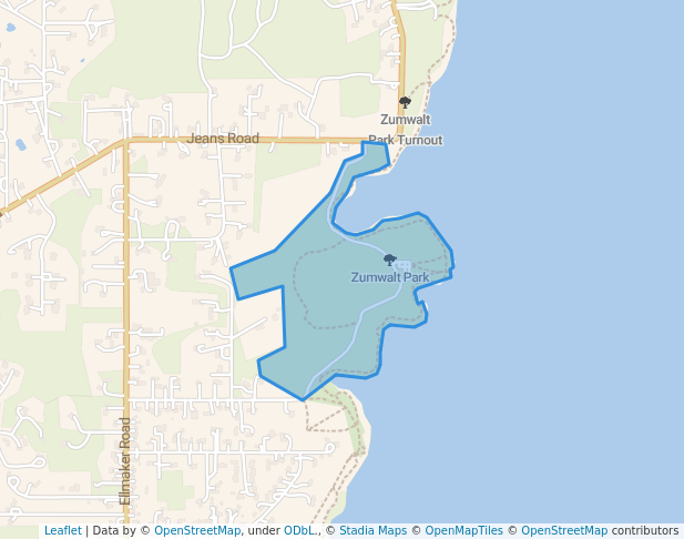 walking in Zumwalt County Park map in Veneta