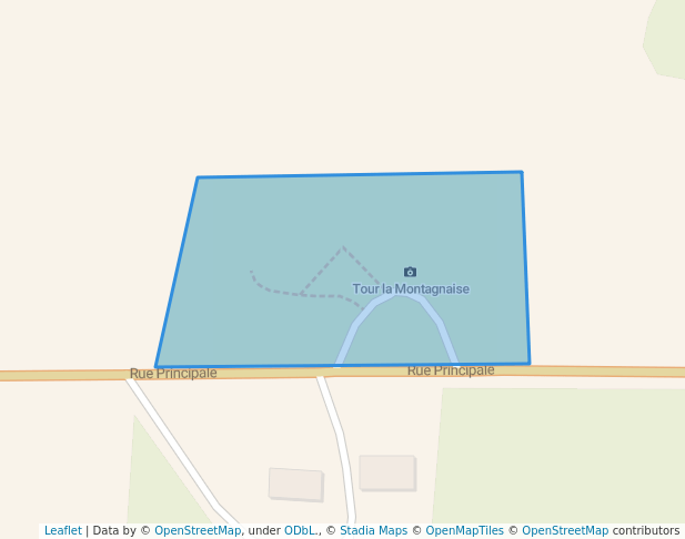 walking in Observatoir St-Malo map in Saint-Malo