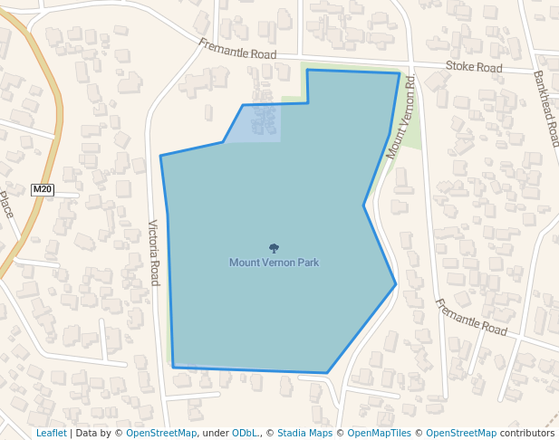 walking in Mount Vernon Park map in Durban