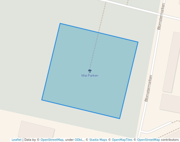 walking in Mai Parken map in Aalborg