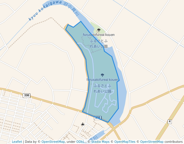 walking in ふるさとふれあい公園 map in Ryugasaki
