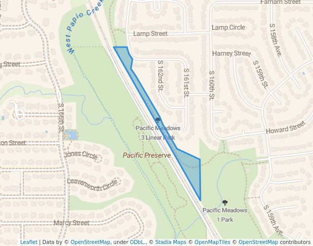 Pacific Meadows 3 Linear Park