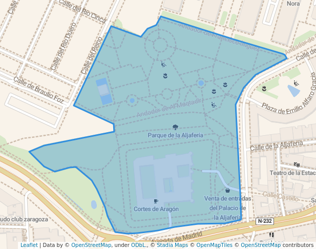 Parque de la Aljafería