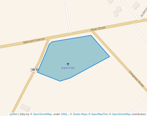 walking in Wales Park map in Belfast