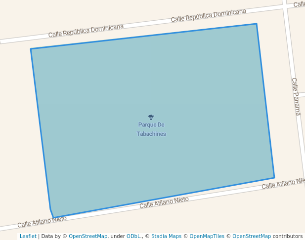 walking in Parque De Tabachines map in Irapuato