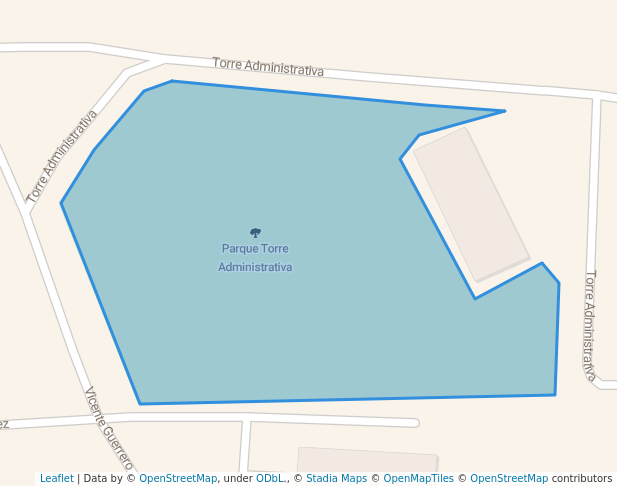 walking in Parque Torre Administrativa map in Santa Catarina