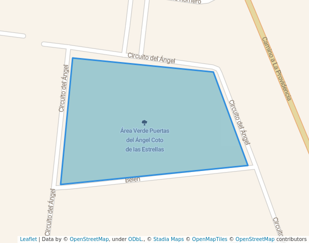 Área Verde Puertas del Ángel Coto de las Estrellas