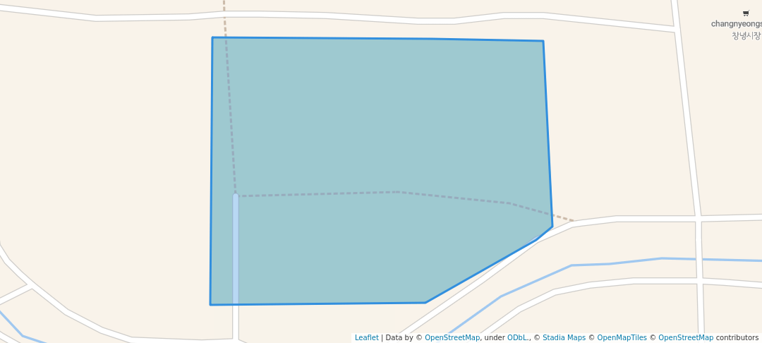 walking in 술정리3층석탑 map in Changyeong