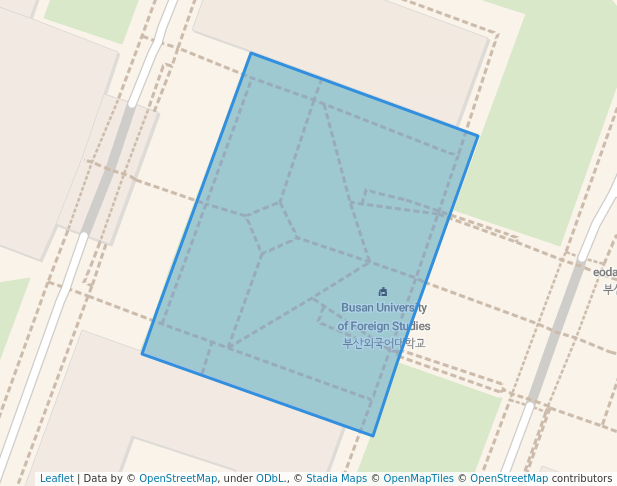 Memorial Square of Busan University of Foreign Studies