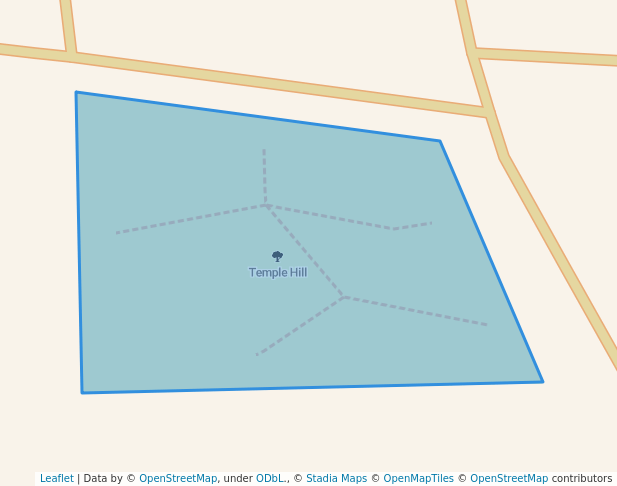 walking in Temple Hill map in Nashik
