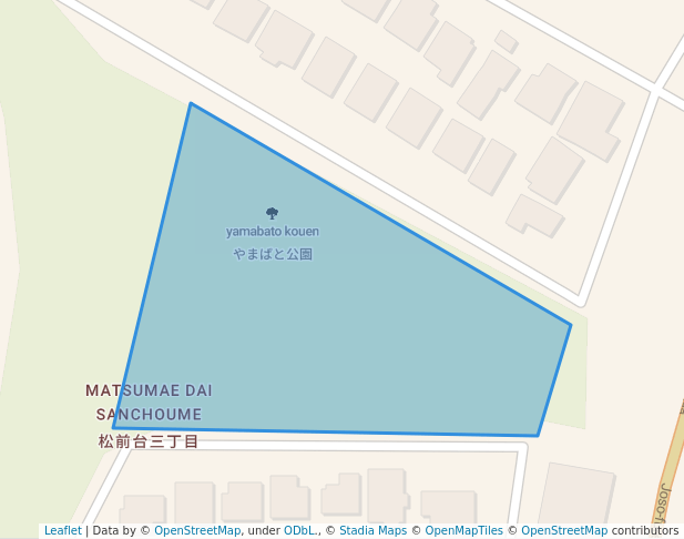 walking in やまばと公園 map in Moriya