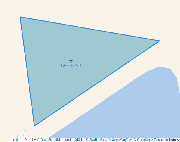 walking in Lake Iola Park map in Scottsburg