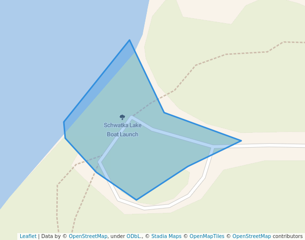 walking in Schwatka Lake Boat Launch map in Whitehorse