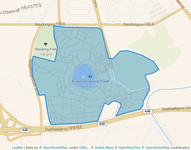 Buyeo Gungnamji Pond