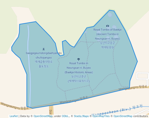 Royal Tombs in Neungsan-ri, Buyeo (Baekje Historic Areas)