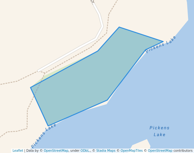 walking in Herman Baker Park map in Sherman