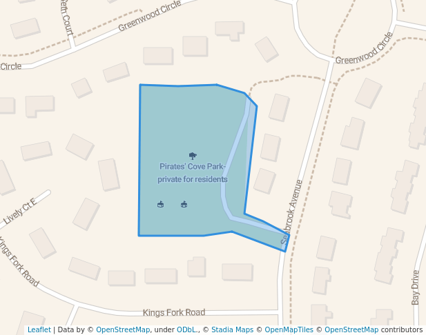 Pirates' Cove Park-private for residents