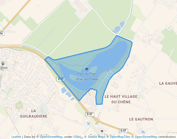 Parc du Plan d'Eau du Chêne