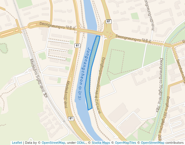 녹천교 체육시설