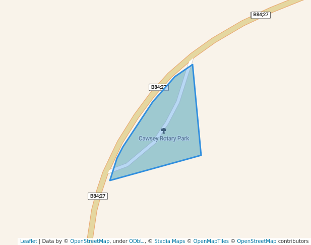 walking in Cawsey Rotary Park map in Denman