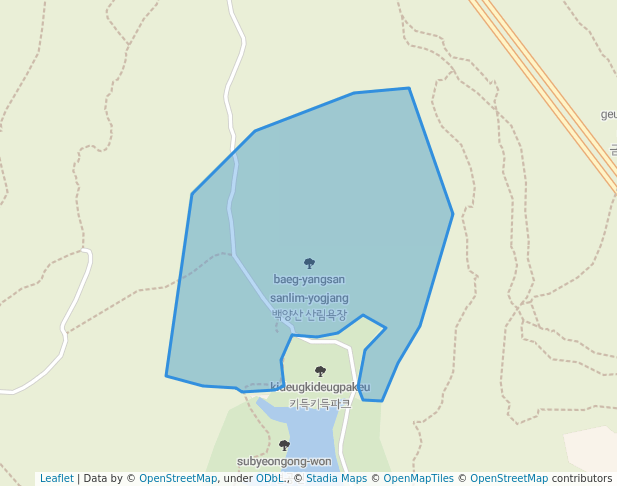 백양산 산림욕장