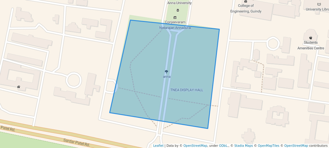 walking in anna map in Chennai