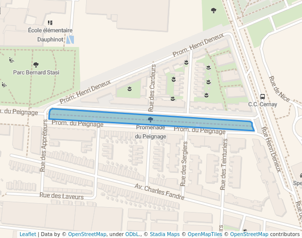 Promenade du Peignage in Reims | Map and Routes