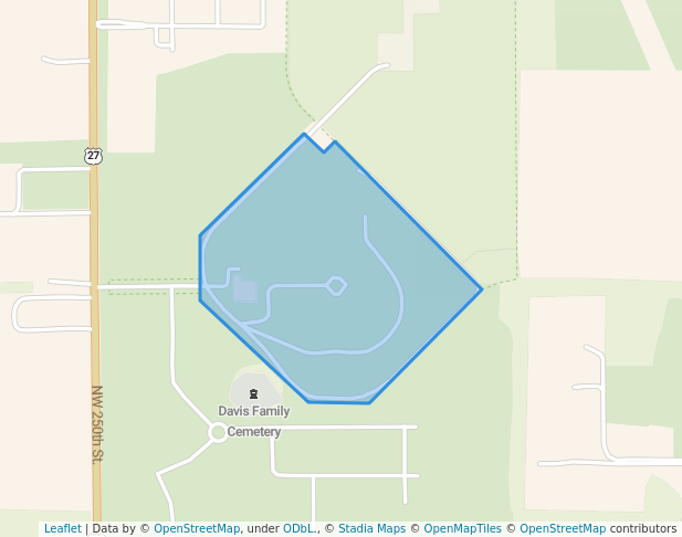 walking in Newberry Sports Complex North map in Newberry
