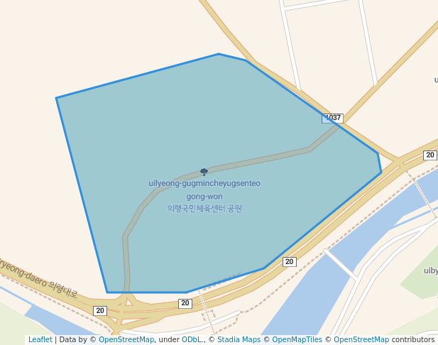 의령국민체육센터 공원