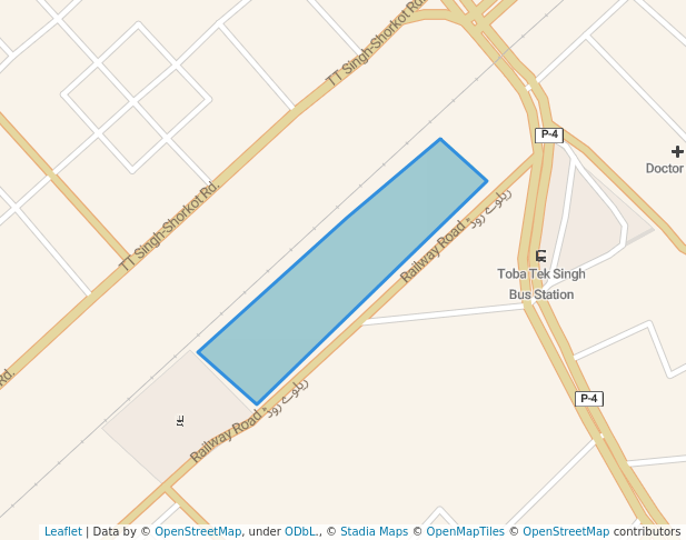 walking in Teko Park Toba Tek Singh map in Toba Tek Singh