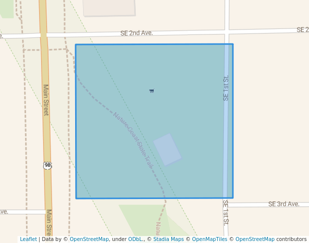 walking in Chiefland Chamber of Commerce Park map in Chiefland
