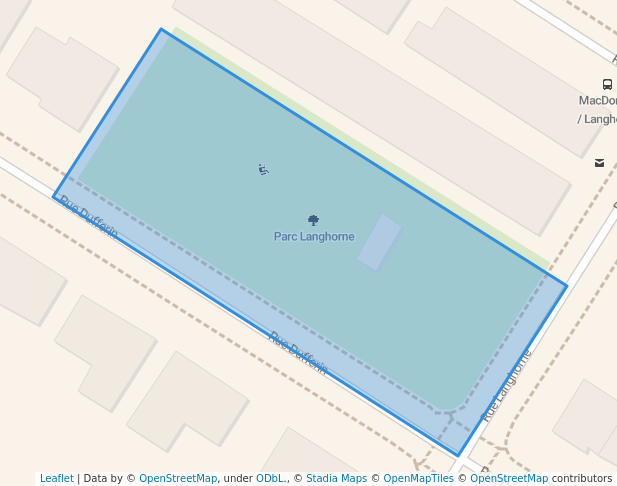 walking in Langhorne Park map in Hampstead