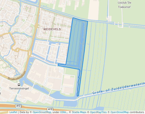 walking in Limespark map in Bodegraven