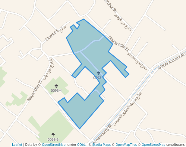 walking in 0093-1 map in Minshat Al Ammari