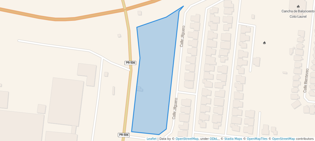 walking in Athletic Park map in Ponce