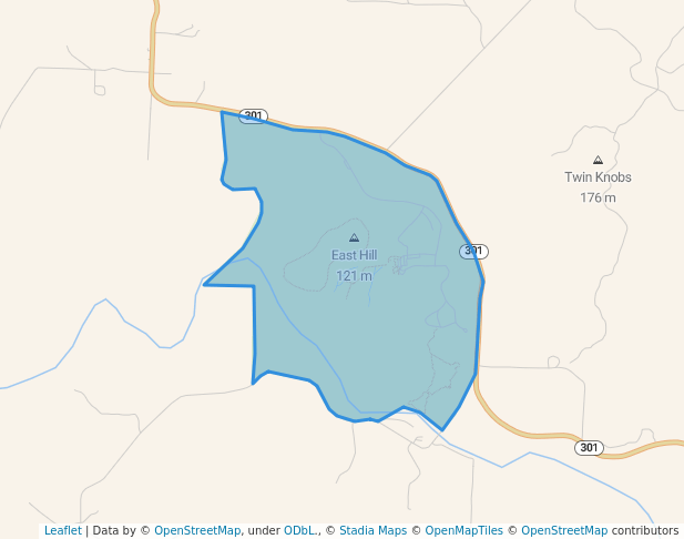 walking in Crater of Diamonds State Park map in Murfreesboro