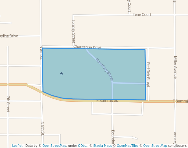 Chautauqua Park in Red Oak Map - Thumb 2403 