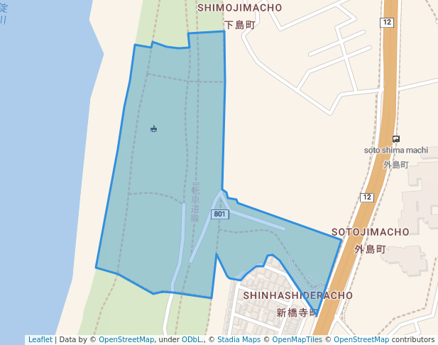 淀川河川公園 外島地区