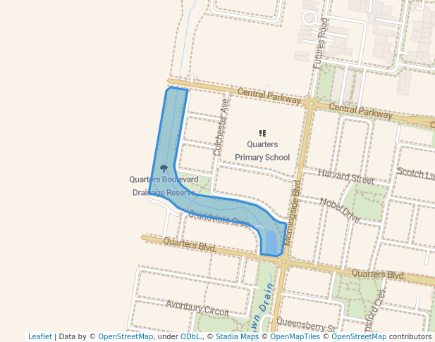 Quarters Boulevard Drainage Reserve