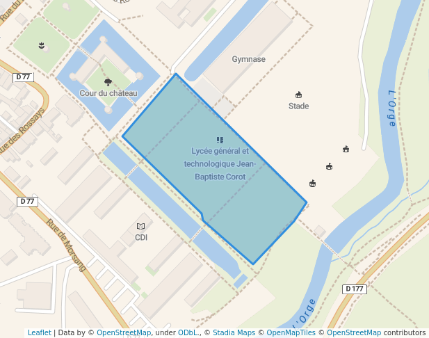 walking in Parc map in Savigny-sur-Orge