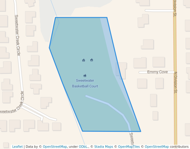 walking in Sweetwater Park map in Oviedo