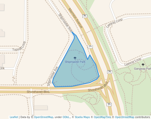 walking in Shipmaster Park map in Alkimos