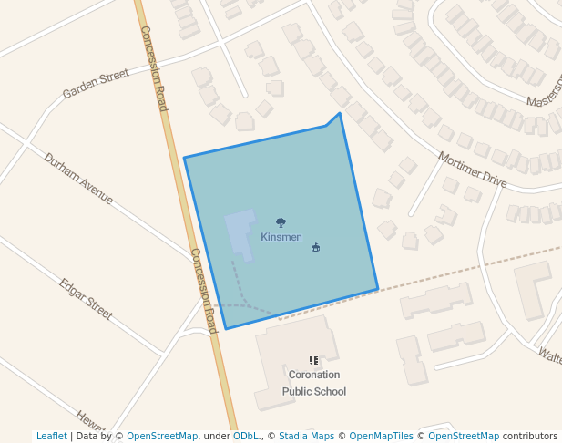 walking in Kinsmen map in Cambridge