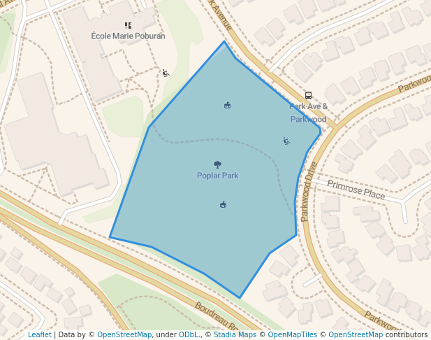 Poplar Park in St. Albert | Map and Routes