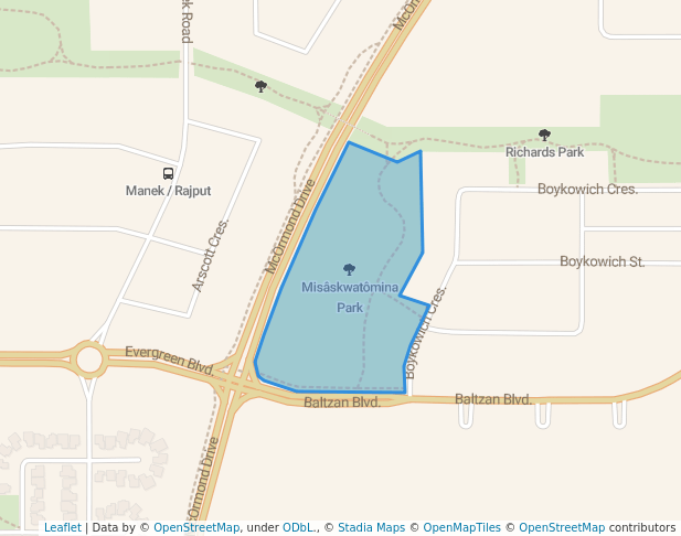 Misâskwatômina Park