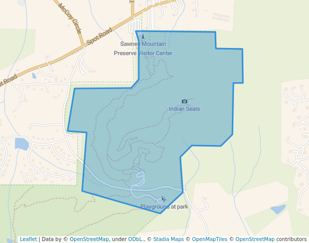 Sawnee Mountain Nature Preserve Park