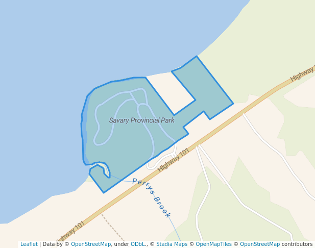 Savary Provincial Park