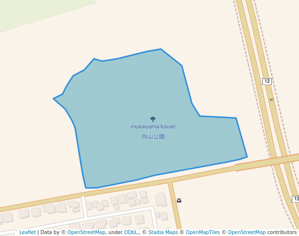 向山公園 in Inagawa | Map and Routes